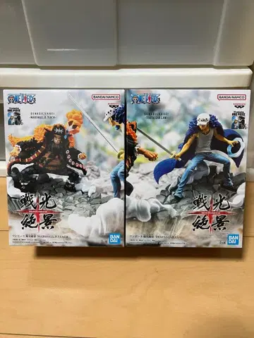 원피스 전광절경 로우 & 검은 수염 2체 세트 미개봉