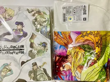 죠죠의 기묘한 모험 애니메이션 10주년 기념전 T셔츠 & 기프트 박스