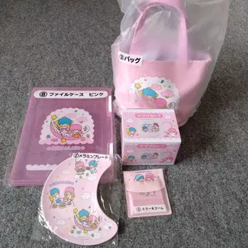 제일복권 리틀트윈스타 캐릭터 굿즈 5종 세트