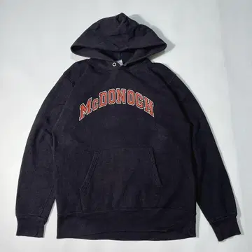 90s 챔피온 USA제 풀오버 후드티 L 블랙 아치 7235