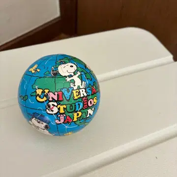 유니버셜 스튜디오 재팬 스누피 지구본형 퍼즐