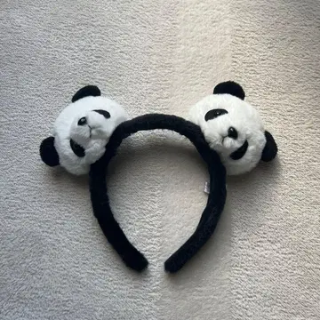 어드벤처 월드 팬더 귀 머리띠