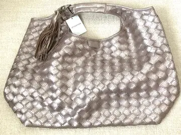 미사용 새상품 세련된 마더스 백으로도! 메탈릭 핑크 뜨개질 백