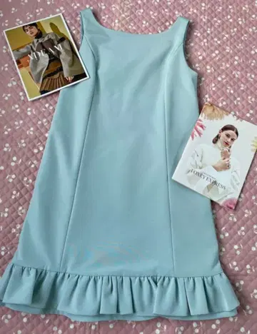 FOXEY 블루 계열 성숙/러블리 원피스
