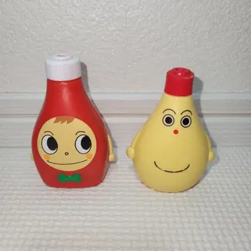 호빵맨 조미료 보틀 세트 빨간색 옐로우 컬러