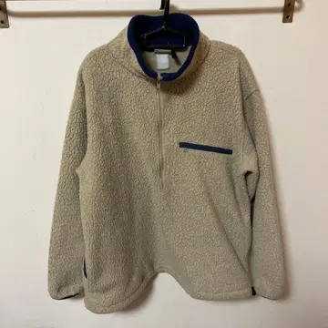 90s 00s llbeen 플리스 하프 지퍼