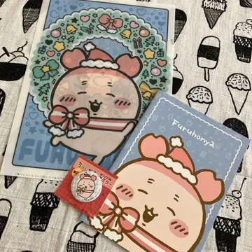 치이카와 (먼작귀) 헌책방 클리어 파일 노트 캔 거울