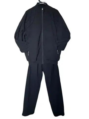 남성용 셋업 메쉬 소재 블랙 저지 세트 겨울 의류