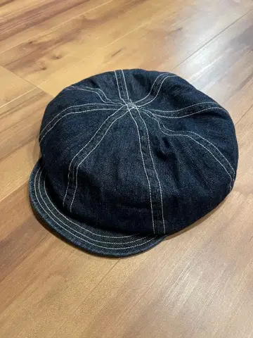US 산겐자야 데님 헌팅 캡