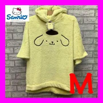 새상품 Sanrio 폼폼푸딩 복슬복슬 돌먼 후드티 여성용 M