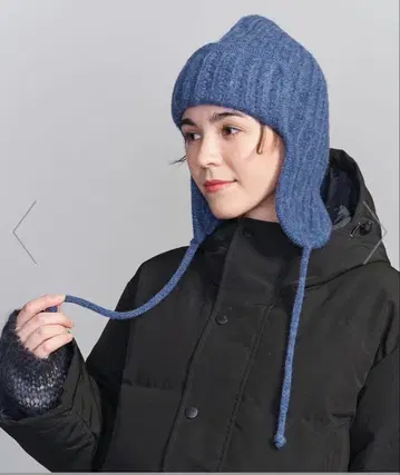beauty and youth 멜란지 이어 니트 캡
