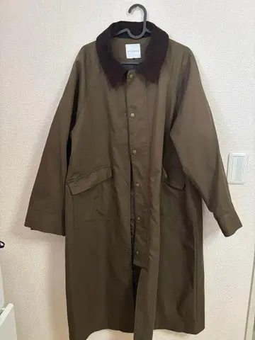 BONLECILL 브라운 롱 코트