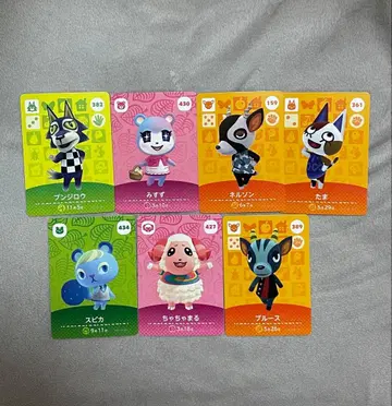 모동숲 amiibo 카드 묶음 판매 챠챠마루 미스즈 등