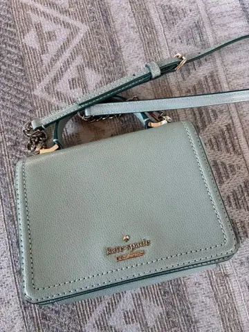케이트 스페이드 민트 그린 숄더백