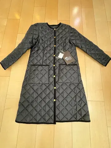 트래디셔널 웨더웨어 퀼팅 코트 34 블랙