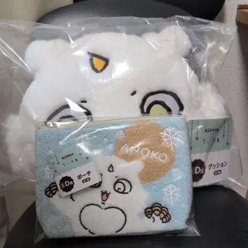 애니마이 복권 치이카와 (먼작귀) D상 쿠션&파우치 세트