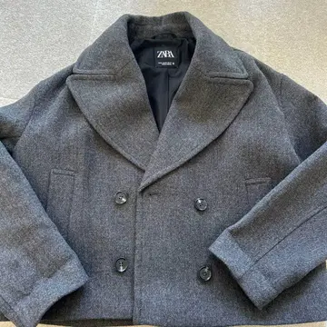 ZARA 그레이 피 코트 XS