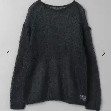 모헤어 블렌드 루즈핏 니트 풀오버