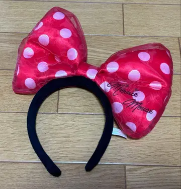 미니 마우스 빅 리본 머리띠