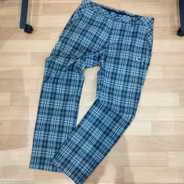 1271 PUMA 체크 무늬 골프 팬츠