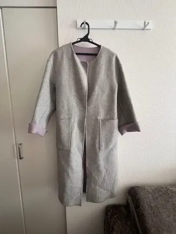 Jewel Changes 롱 코트 허리 리본 포함