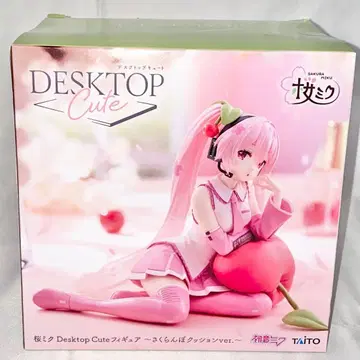[ 새상품 ] 벚꽃 미쿠 Desktop Cute 피규어 체리 쿠션 ver