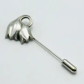 GEORG JENSEN 100 은방울 핀 브로치 실버 925