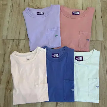 THE NORTH FACE PURPLE LABEL 티셔츠 5개 세트