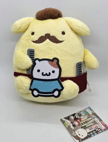 폼폼푸딩 쇼와 레트로 상점가 이발소 봉제 인형