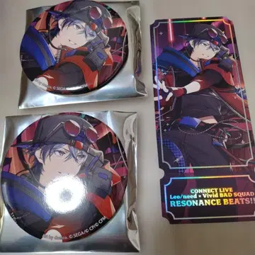 프로세카 코네라이 비비버스 아오야기 토야 캔뱃지 티켓풍 카드 세트