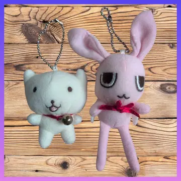 달빛천사 타쿠토 메로코 페어 마스코트 키링