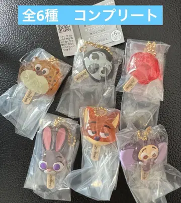 주토피아 아이스캔디 참 6종 컴플리트 주디 닉