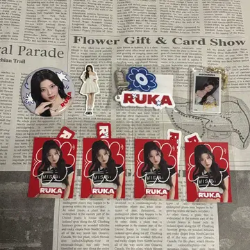 BABYMONSTER RUKA 캡슐 토이 온라인 복권 캔뱃지