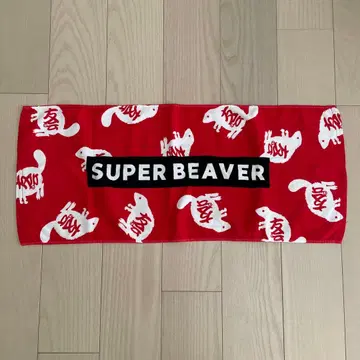 팬클럽 한정판 타월 레드 SUPER BEAVER