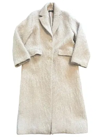 라이트 그레이 롱 코트