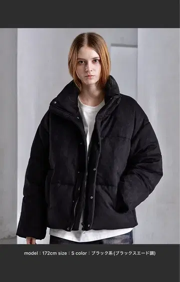 [ CLEL ] 볼륨 하이넥 숏 패딩 자켓