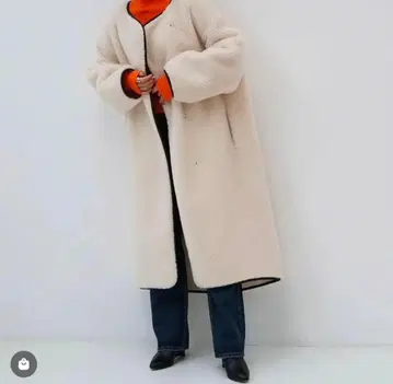 AKTE 보아 롱 코트