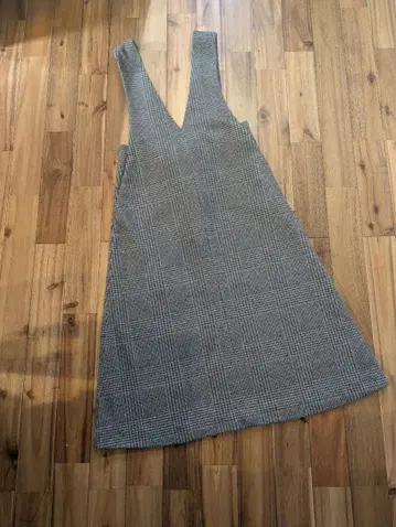 [ 컨디션 최상 ] 유나이티드 애로우즈 트위드 점프슈트 체크 롱 원피스