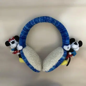 도쿄 디즈니랜드 한정판 미키 미니 봉제 인형 포함 귀도리 머리띠