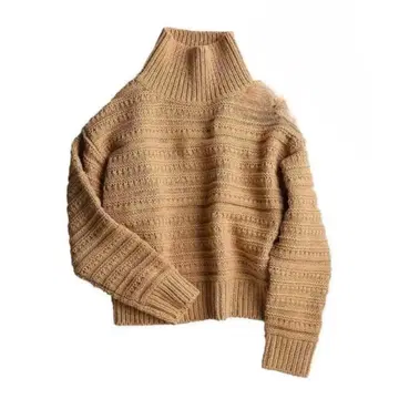 loin. [ 20AW ] 레어! 도비 하이넥 니트 이가와 하루카 로완