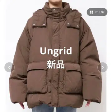 Ungrids 후드 디자인 다운 s사이즈 미사용