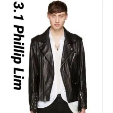 3.1 필립 림 더블 라이더스 블랙 가죽