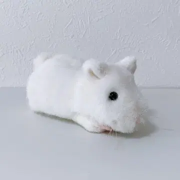 BANDAI 햄스터랜드 쥐 봉제 인형 화이트 레트로
