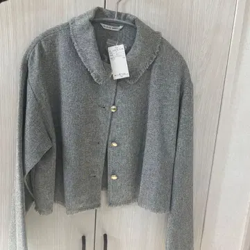 테치치 테라스 트위드 셔츠 자켓