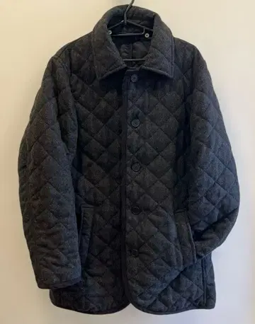 BEAMS HEART 퀼팅 자켓 다크 그레이 XL 남성용 코트