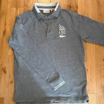 LACOSTE 그레이 라거 셔츠 (긴팔 피케 셔츠) 사이즈 5