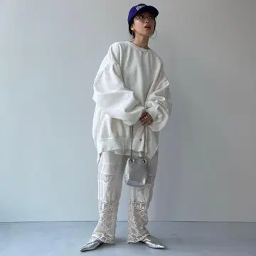 wee9s OSUMITSUKI 맨투맨 오스미츠키 슈퍼 오버 맨투맨