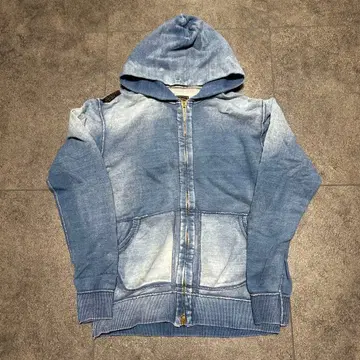 ego tripping x AGITATOR INDIGO ZIP PARKA