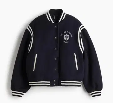 H&M 플리스 바시티 자켓 L 사이즈