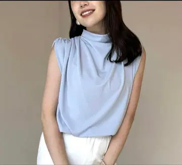 anuans 아뉴앙스 개더 드레이프 컷 상의 색스